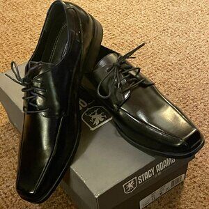 Men's Black Leather Dress Shoes